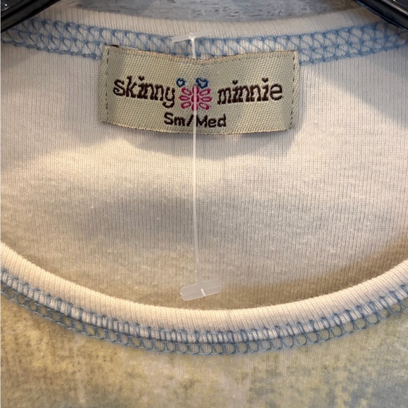 Skinny Minnie La Corbeille Cropped Graphic Tank • French Botanical • S/M - Picture 4 of 7